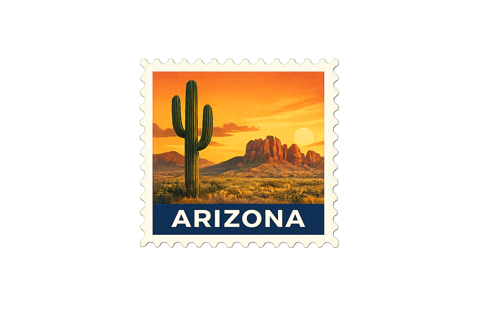 Arizona postage stamp